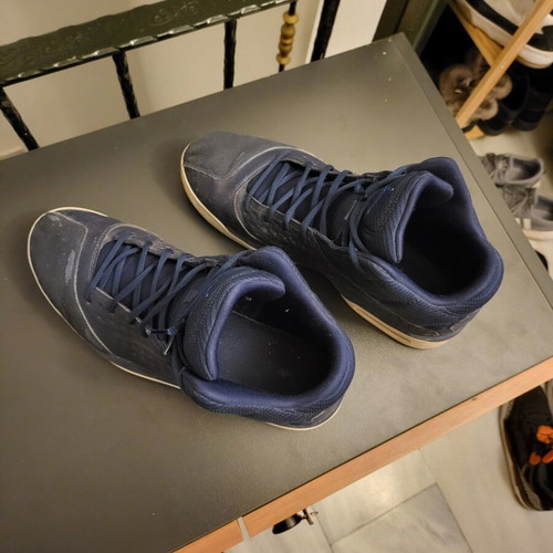 Jordan Flight Origin 3 athletic shoes used, navy blue, size 47.5