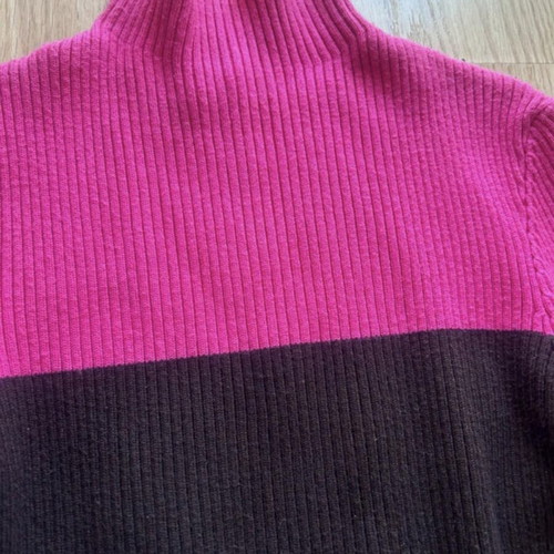 Zara blouse like new, brown and pink, size M