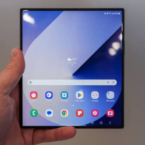 Samsung Z Fold 6 smartphone with Nillkin case and S Pen