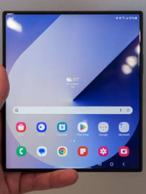 Samsung Z Fold 6 smartphone with Nillkin case and S Pen
