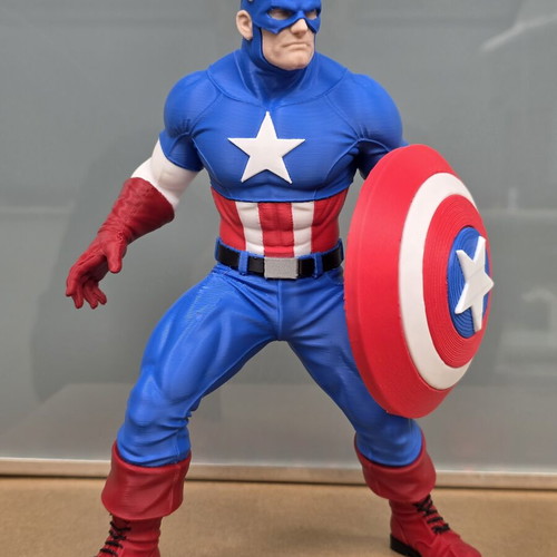 Captain America 3D figure made to order