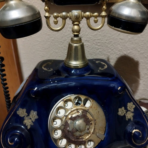 Limoges porcelain antique telephone used