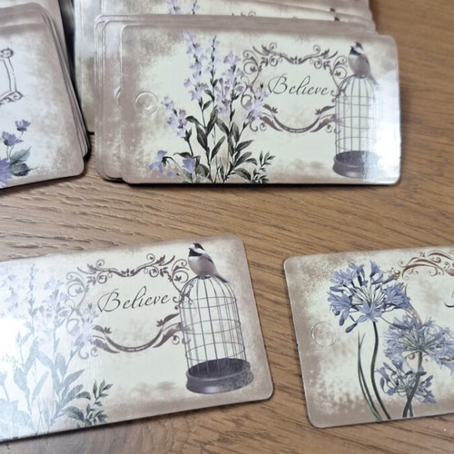 Thin vintage magnets for bombonieres, pack of 120, new