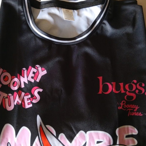Women's blouse XXL, black and pink