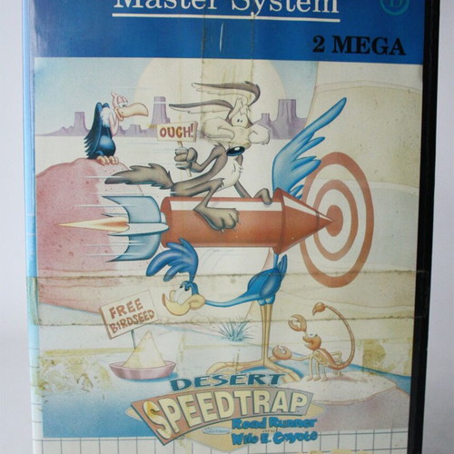 Sega Master System Desert Speedtrap Road Runner 1993 Tec Toy new