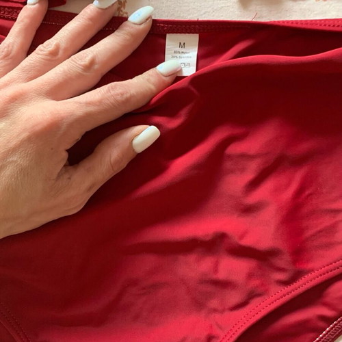 Tankini in burgundy color like new, size M