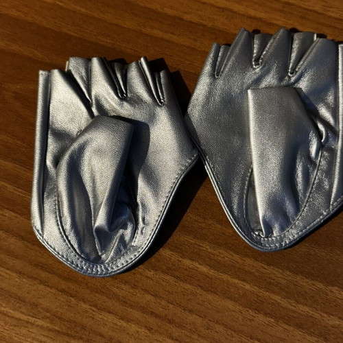 Silver gloves for dance new