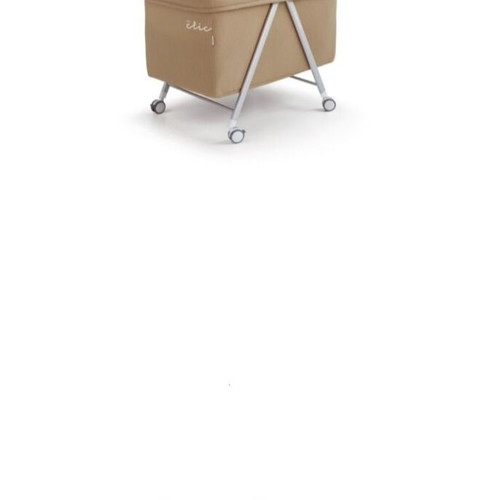 Clic baby cot used, portable 0-6 months, beige