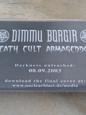 Κασετα Dimmu Borgir Promo Death Cult Armageddon καινούργιο
