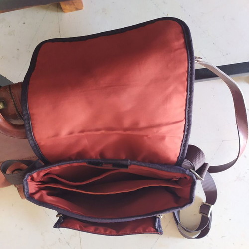 Delsey gray crossbody bag with 2 compartments, new