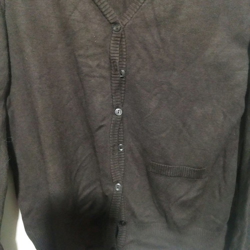 Magnum fine knit cardigan used, brown, size S