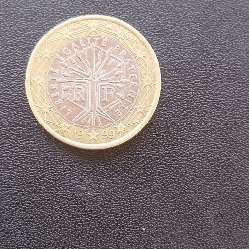 French 1 Euro coin RF 1999, rare