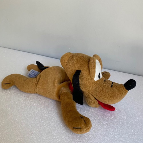 Disney Pluto vintage plush beanbag toy 1997 used