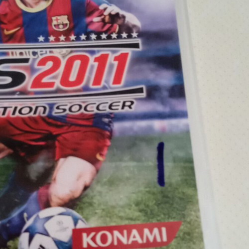 PlayStation 3 Pro Evolution Soccer 2011 video game like new