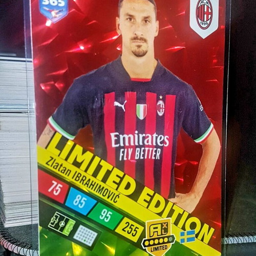 Zlatan Ibrahimovic Limited Edition A.C Milan Panini Adrenalyn XL 2023 new