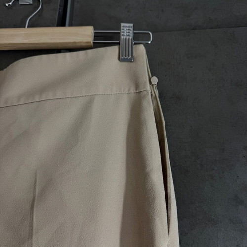 Culotte trousers Zara beige, used, side zipper needs repair, size S