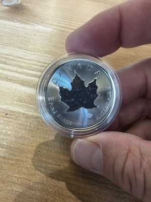 Καναδικό νόμισμα Maple Leaf ασημένιο 1 ουγγιά καινούριο