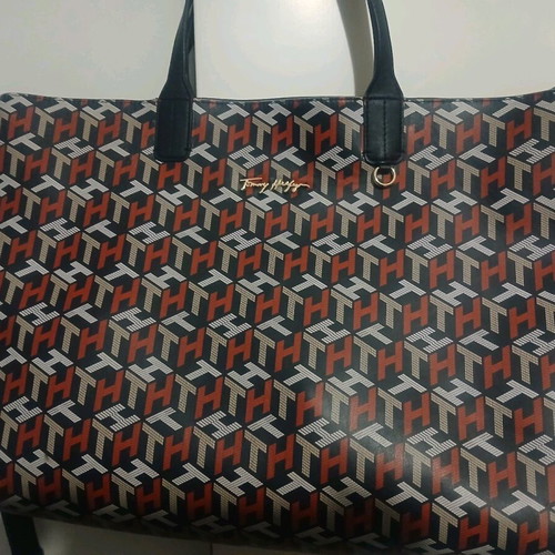 Tommy Hilfiger shoulder bag like new, blue and red, spacious