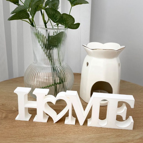 Home decorative table piece new in white or black