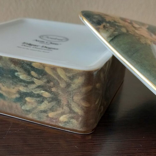 Goebel porcelain jewelry box Edgar Degas like new