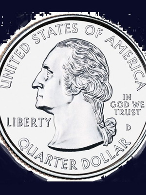 USA Nebraska Quarter 1/4 Dollar Chimney Rock 1867 2006 like new coin