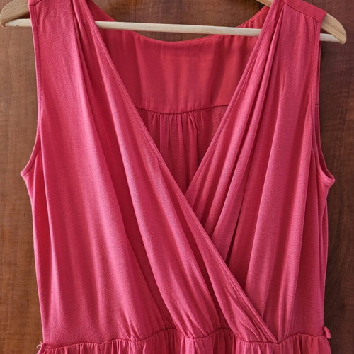Mango maxi dress coral XL used