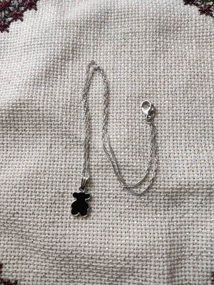 Κολιέ αρκουδάκι με αλυσίδα στυλ tus καινούριο