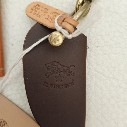 Il Bisonte leather keychains new, made in Italy