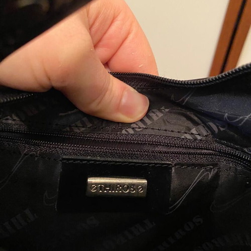 Thiros vintage shoulder bag used, black, small