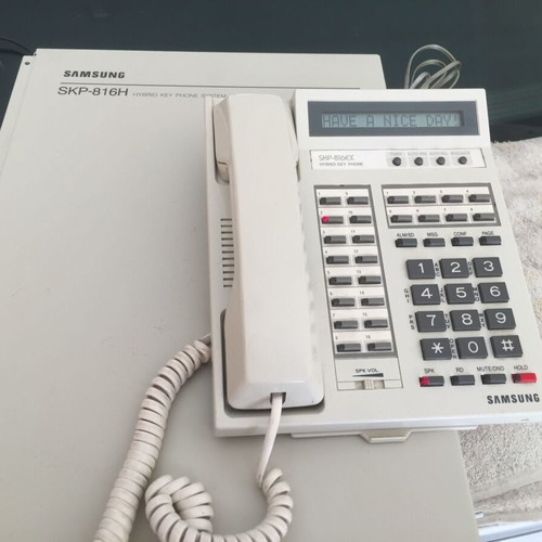 Samsung SKP-816 telephone system used with answering machine