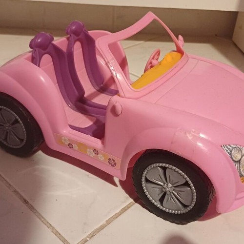 Barbie airplane, car and speedboat toy set