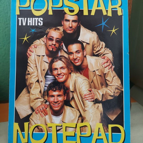 Backstreet Boys & All Saints notepad like new