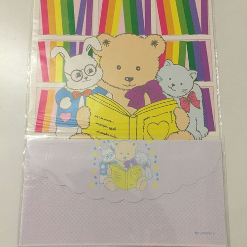 Aromatic stationery set new, 8 sheets and 4 envelopes