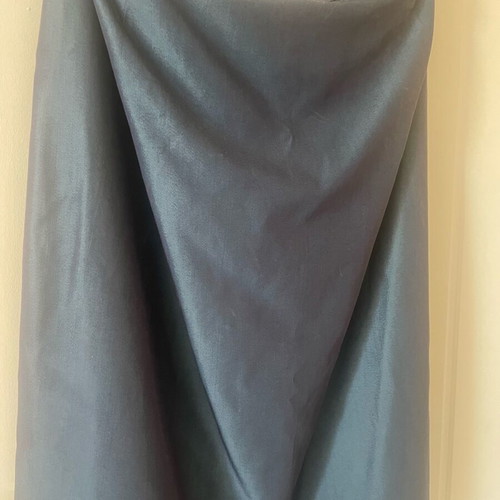 Silk pencil skirt like new, green, size L