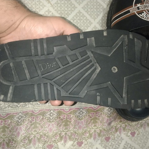 Christian Dior black slippers size 44 like new