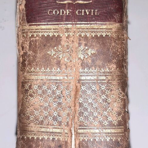 Code Civil 19th Century Civil Code used, French