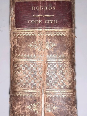 Code Civil 19th Century Civil Code used, French