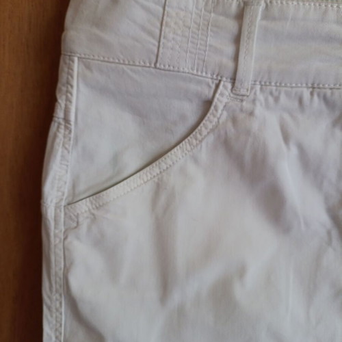 Trussardi Jeans white mini skirt like new, size L