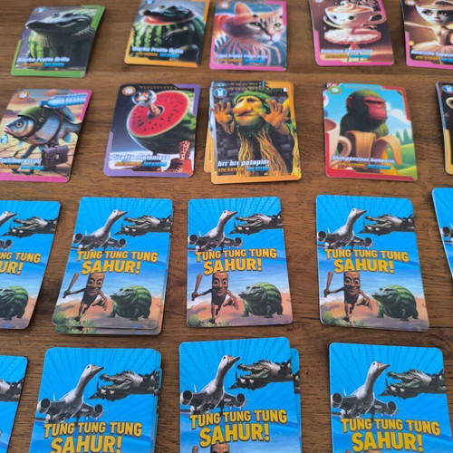 Brainrot cards like new, collection of 44 pieces