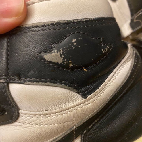 Nike Jordan sneakers used, black and white, size 40