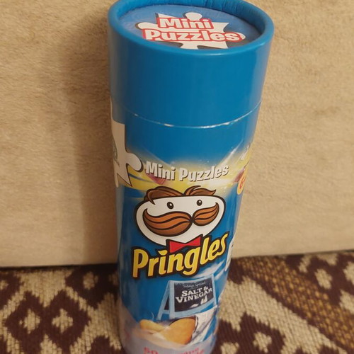 Pringles Mini Puzzle used, 42 pieces