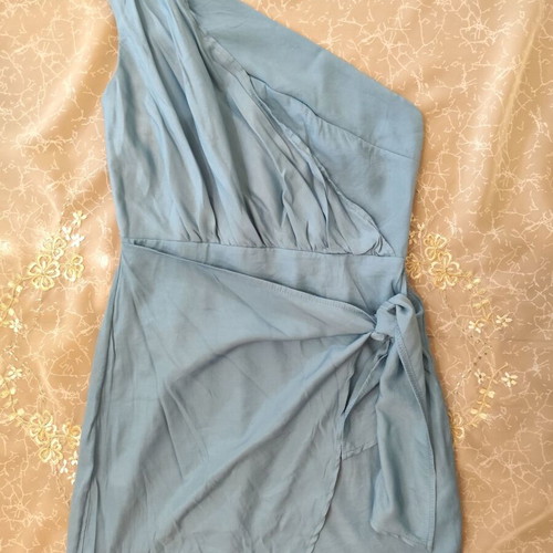 Blue dress like new, size S / 36 / 8, 100% polyester