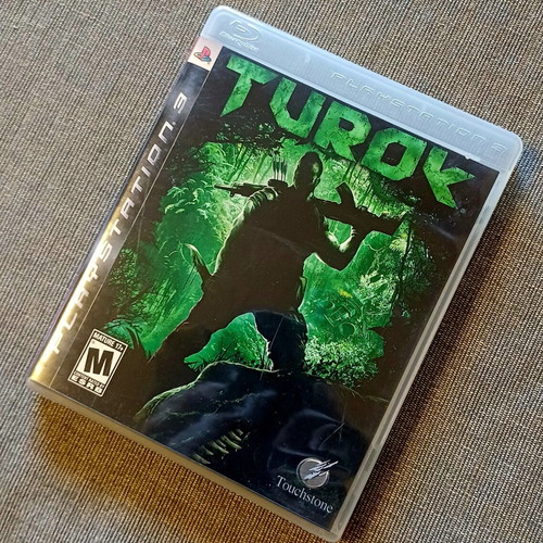 Turok PS3 game used, complete and in excellent condition