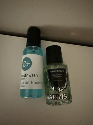 Marvis mouthwash new, travel size set of two