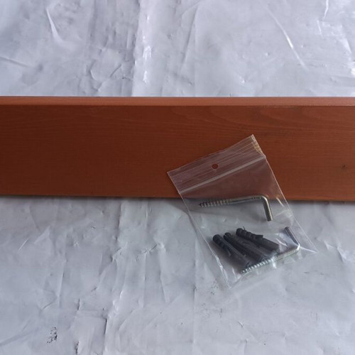 Handmade wooden coat rack 77cm for home entrance