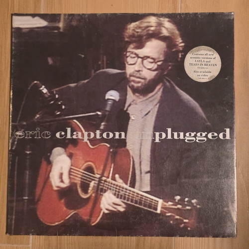 Eric Clapton Unplugged 1992 vinyl like new
