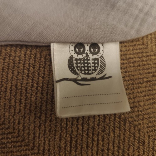 Baby comfort cloth, 100% cotton double gauze, light grey