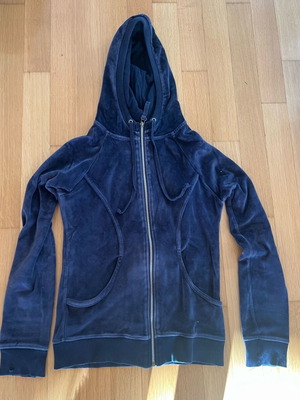 Cotton hoodie jacket Zara like new, blue size M