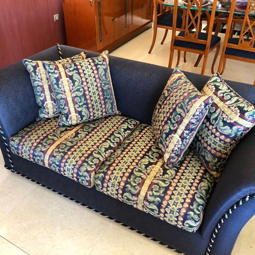 Living room set used with sofas, tables and armchairs