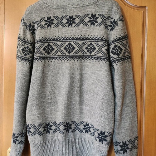Funky Buddha knitted cardigan grey like new, size XL
